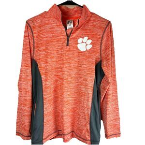 Russell Women’s Clemson Tigers Athletic Quarter Zip Pullover Size L